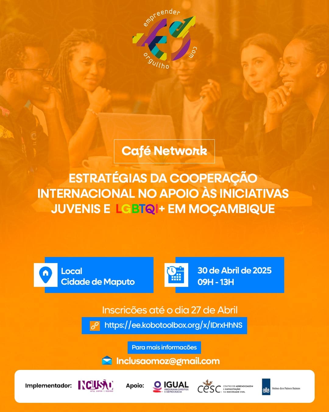 Café Network : Estratégias da Cooperação Internacional No Apoio Às iniciativas Juvenis e LGBTQI+ em Moçambique