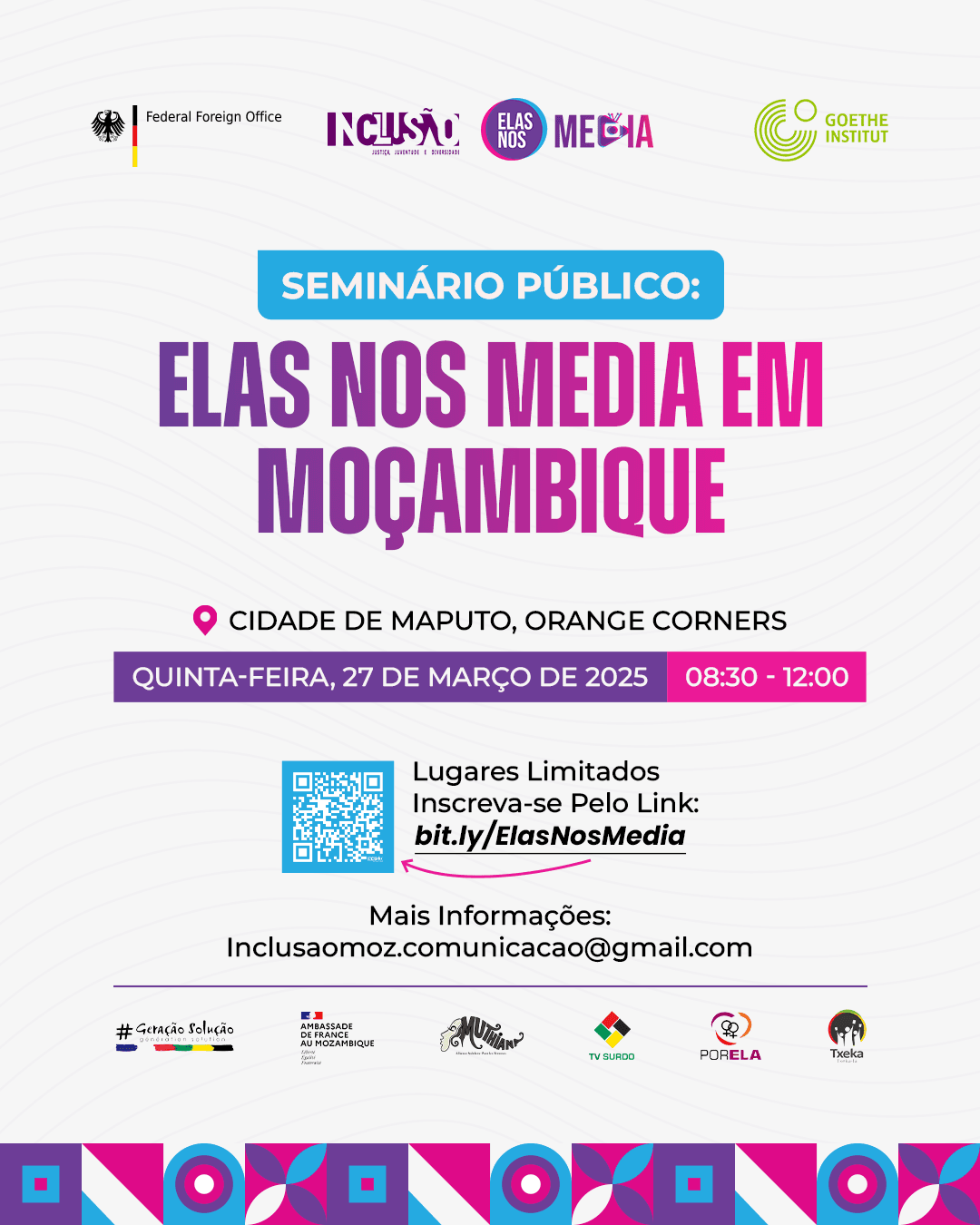 Seminário público: Elas Nos Media em Moçambique